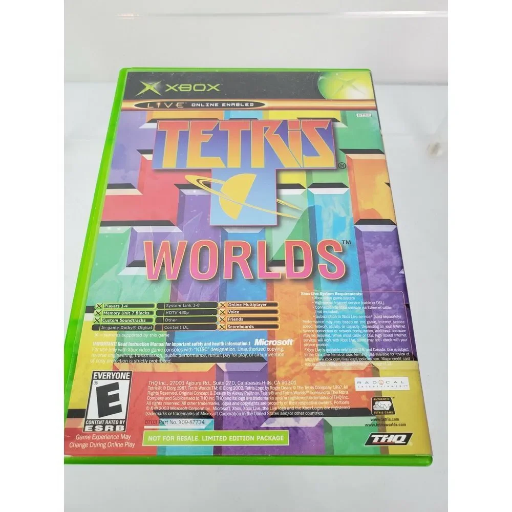 Star Wars The Clone Wars‎ & Tetris Xbox Video Games Combo Pack
